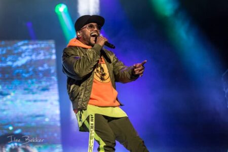 evenementfotografie foto zanger black eyed peas tijdens zwarte cross 2019