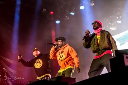evenementfotografie foto van black eyes peas met zijn drieën tijden zwarte cross 2019