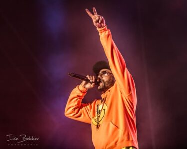 evenementfotografie foto van zanger black eyed peas tijdens optreden zwarte cross 2019